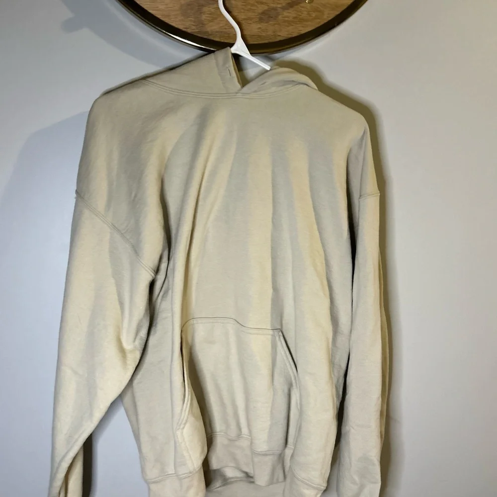 Gildan Light Tan Hoodie - Picture 2 of 12